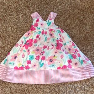Gymboree floral seersucker dress 3t